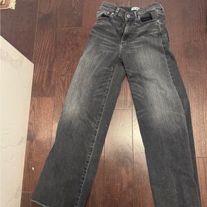 Le Jean wide leg black / grey jeans